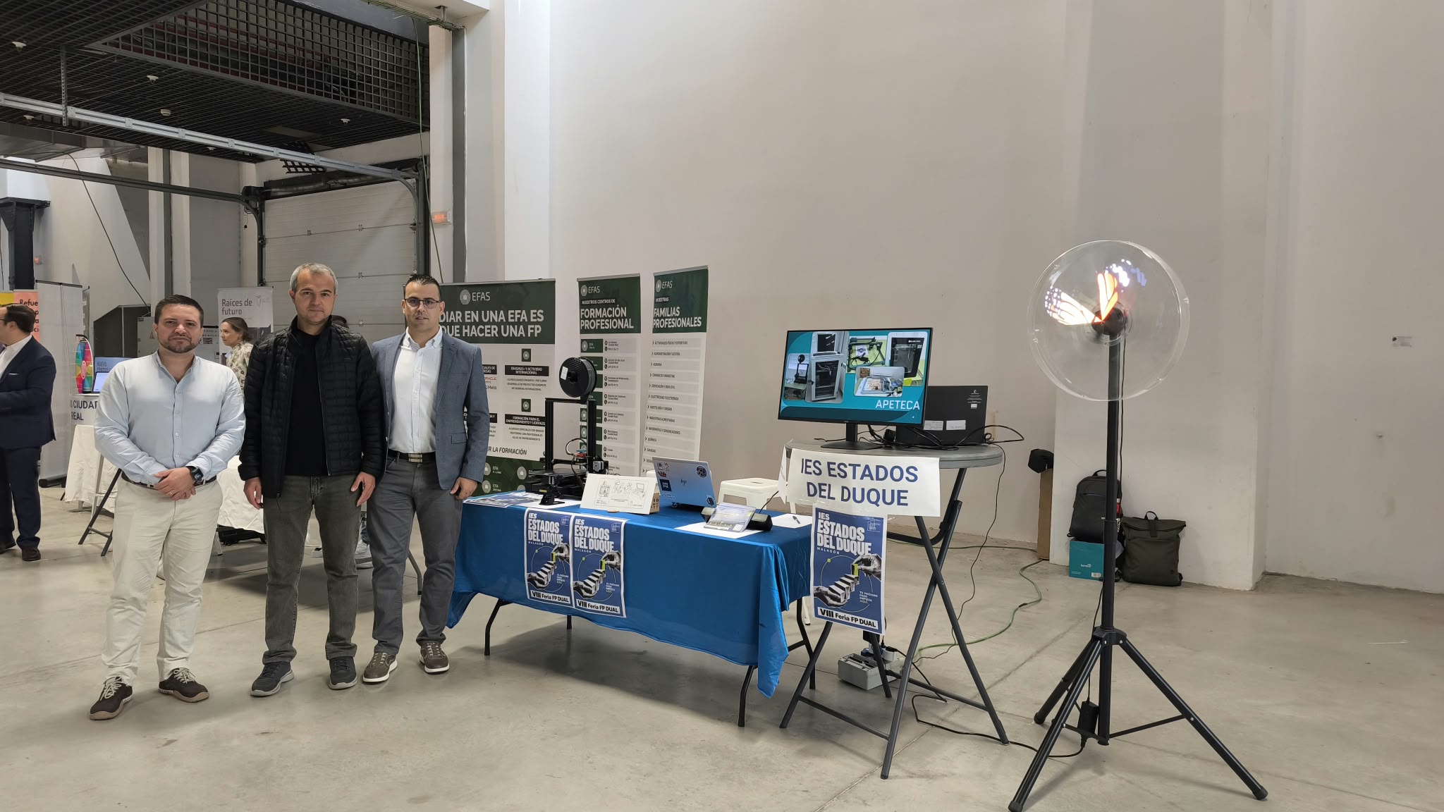 Nuestro IES participa en la VIII Feria de Formación Profesional Dual de Puertollano